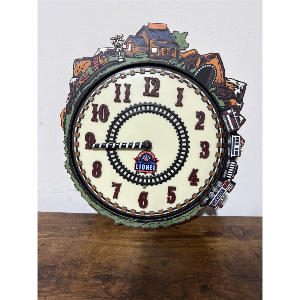 Lionel 100th Anniversary Train Clock (7183)‎ Clock & Sound Work Train Doesn't